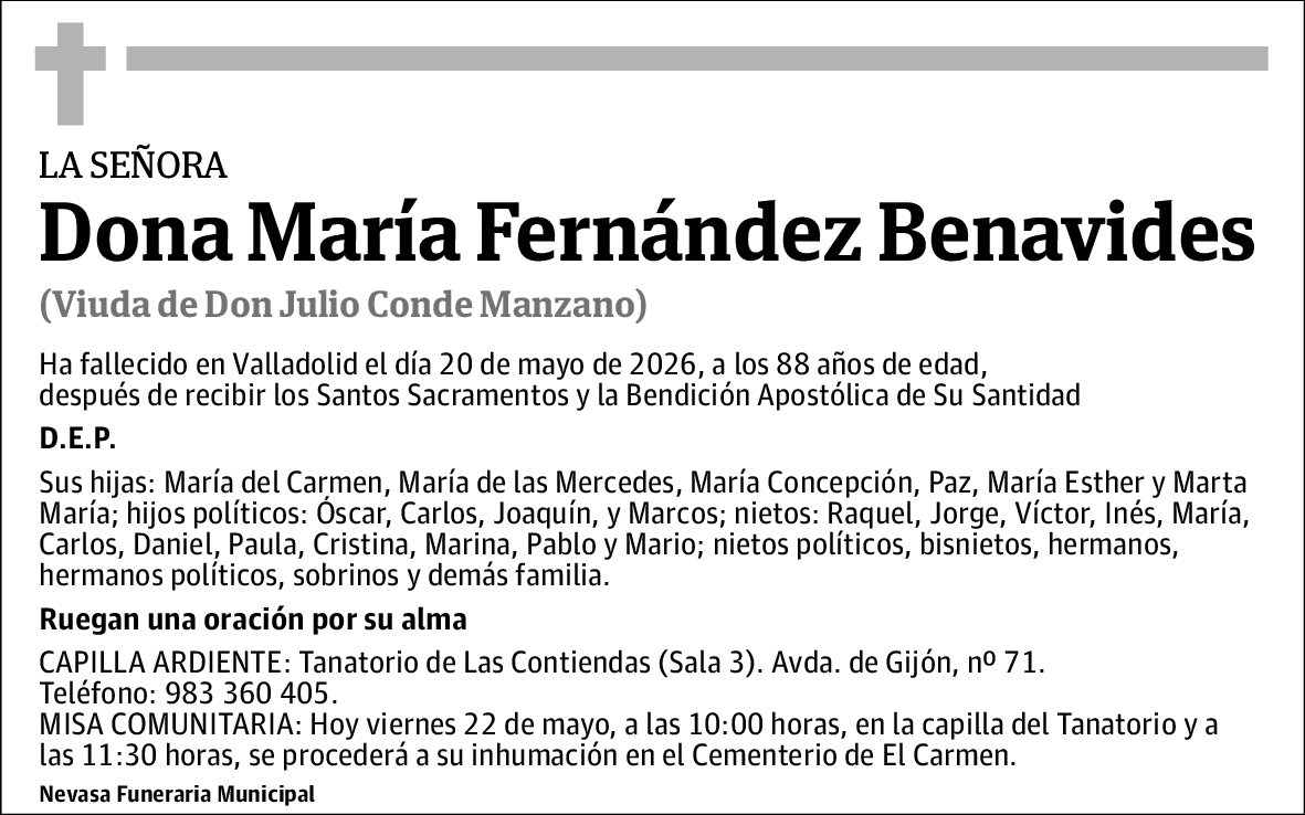 María Fernández Benavides