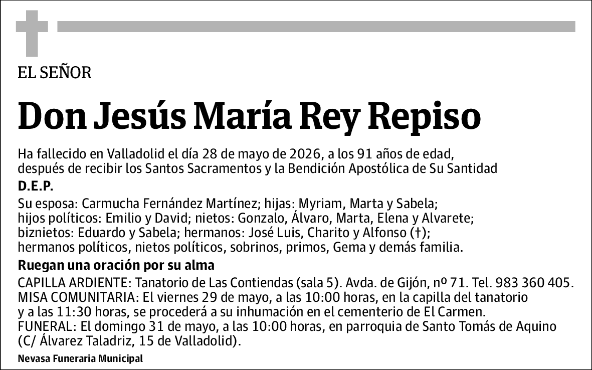Jesús María Rey Repiso