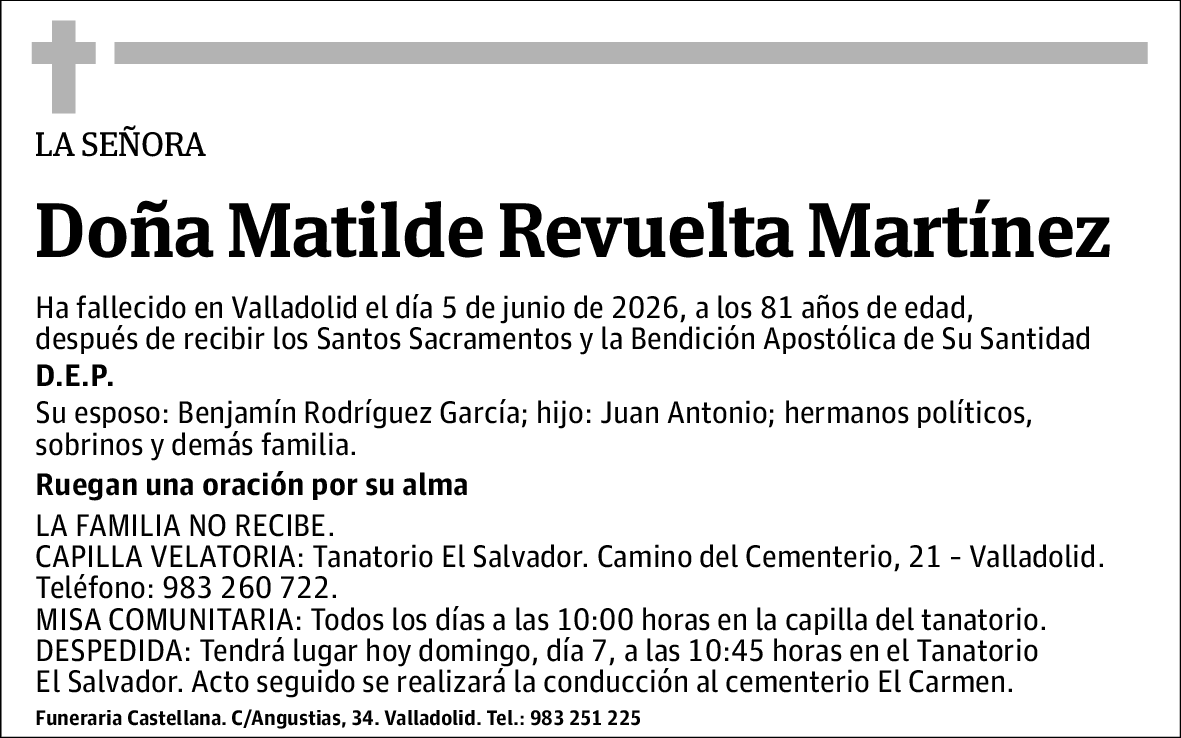 Matilde Revuelta Martínez