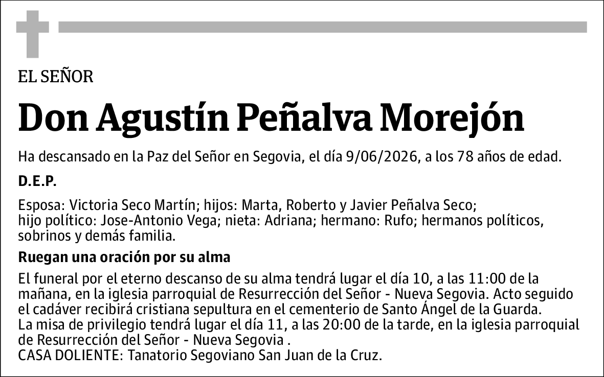 Agustín Peñalva Mojerón