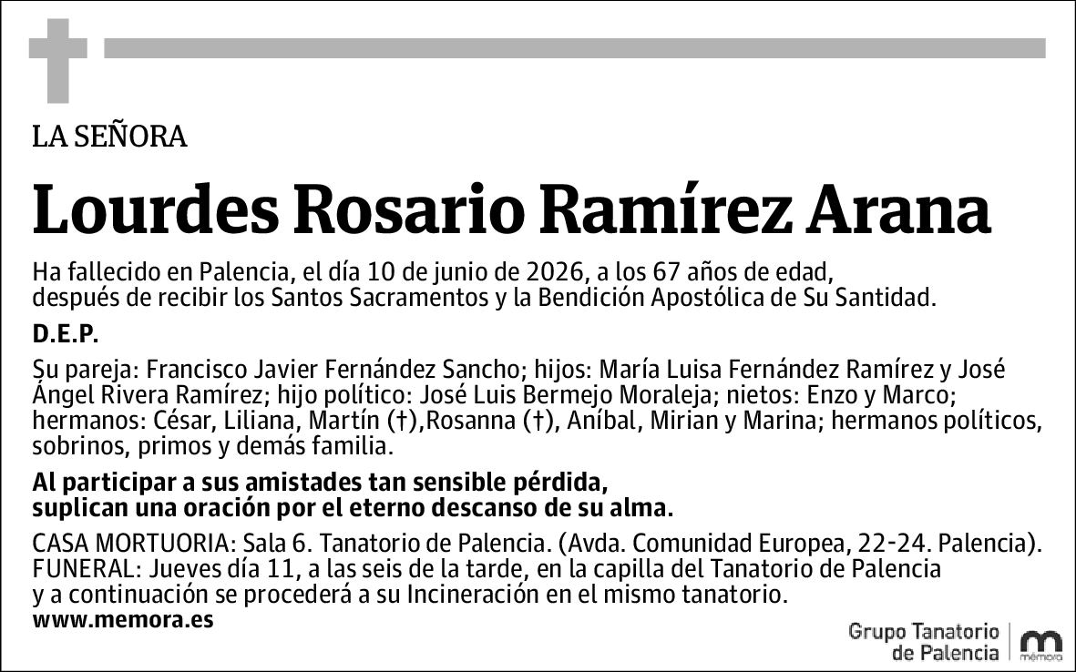 Lourdes Rosario Ramírez Arana