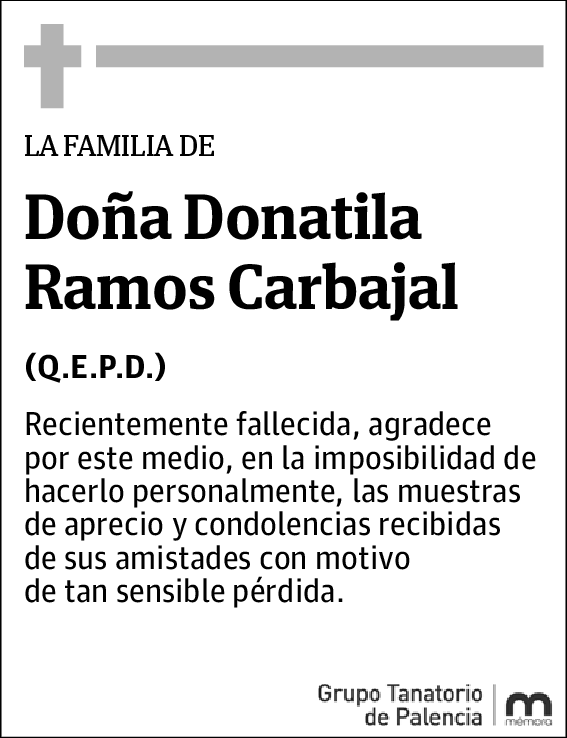Donatila Ramos Carbajal