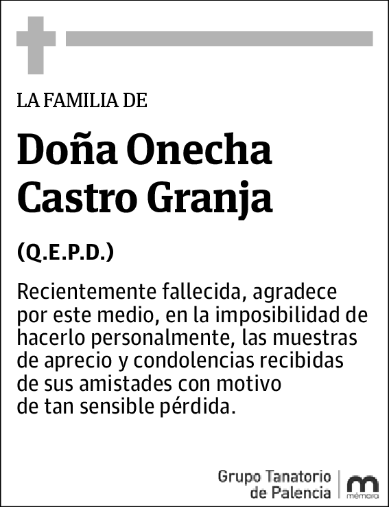 Onecha Castro Granja