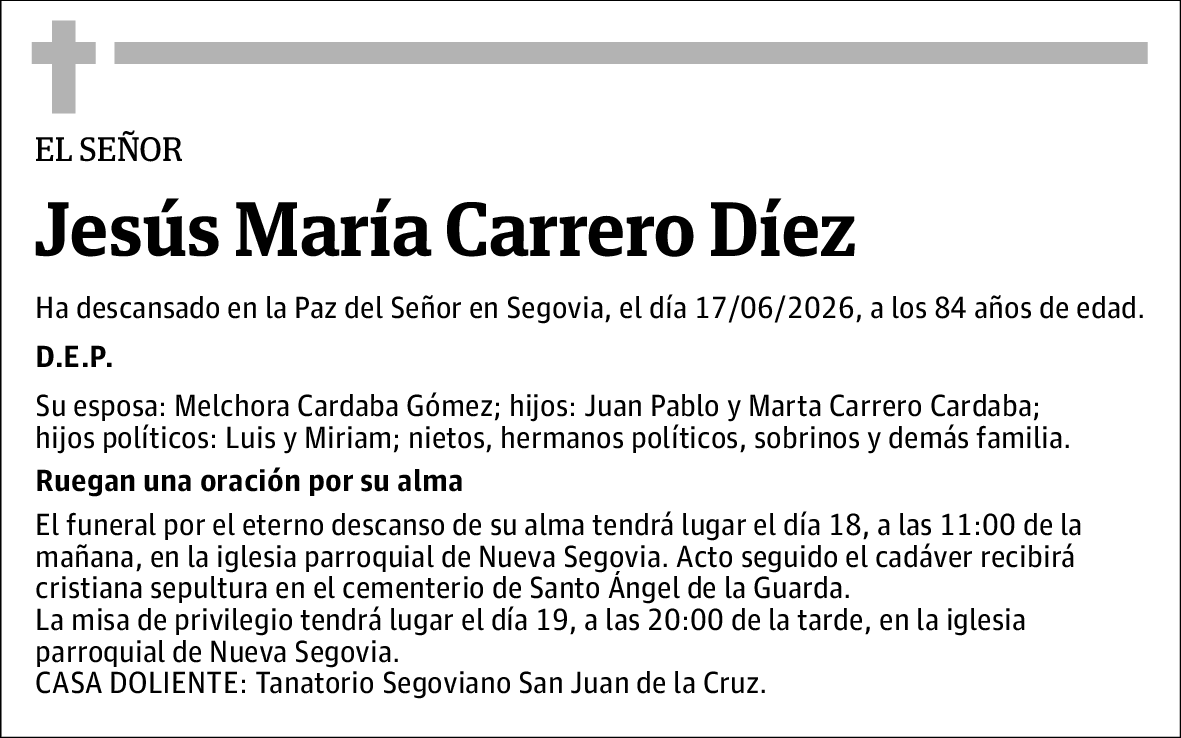Jesus María Carrero Diez
