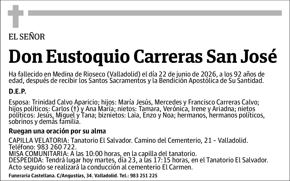 Eustoquio Carreras San Jose