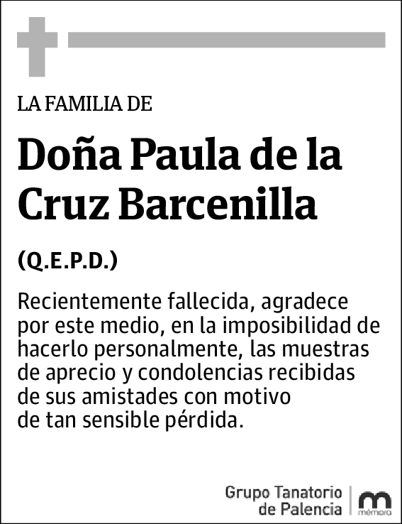 Paula de la Cruz Barcenilla