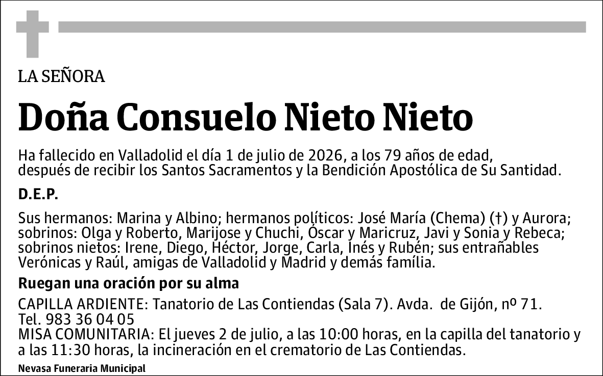 Consuelo Nieto Nieto