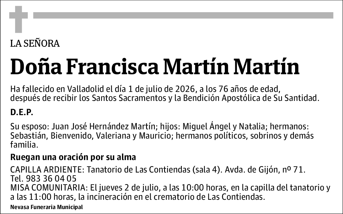 Francisca Martín Martín