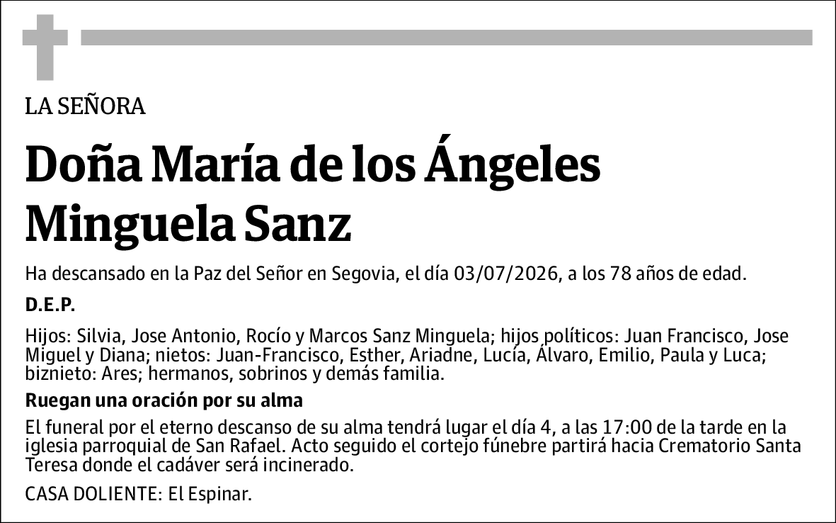 María de los Ángeles Minguela Sanz
