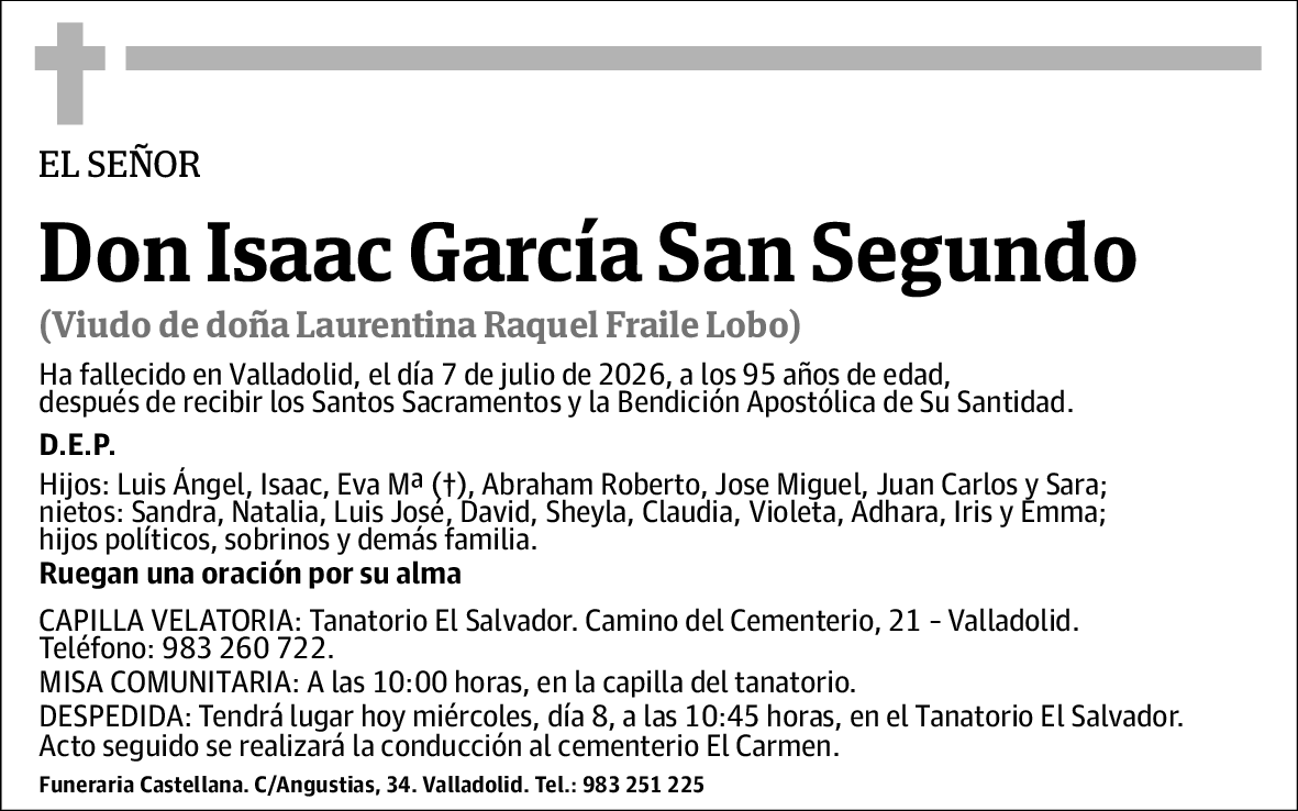Isaac Garcia San Segundo