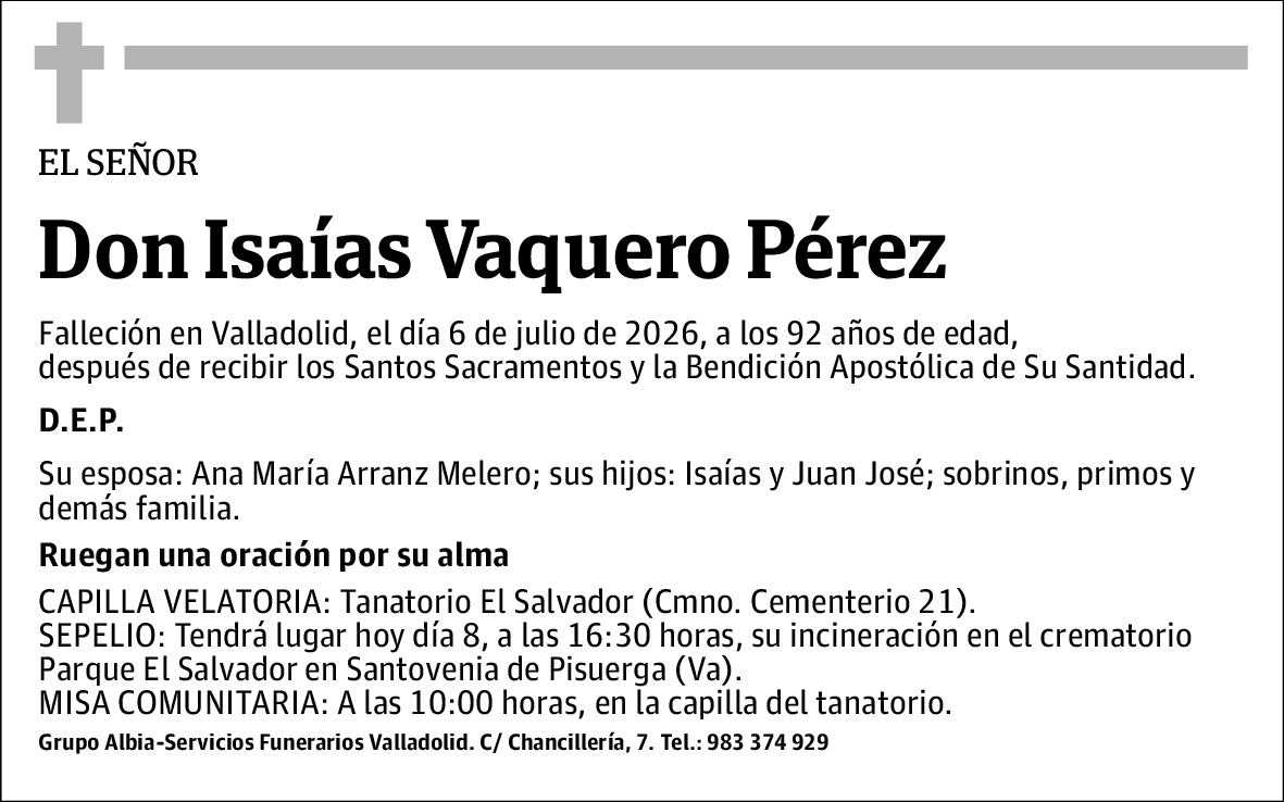 Isaias Vaquero Pérez