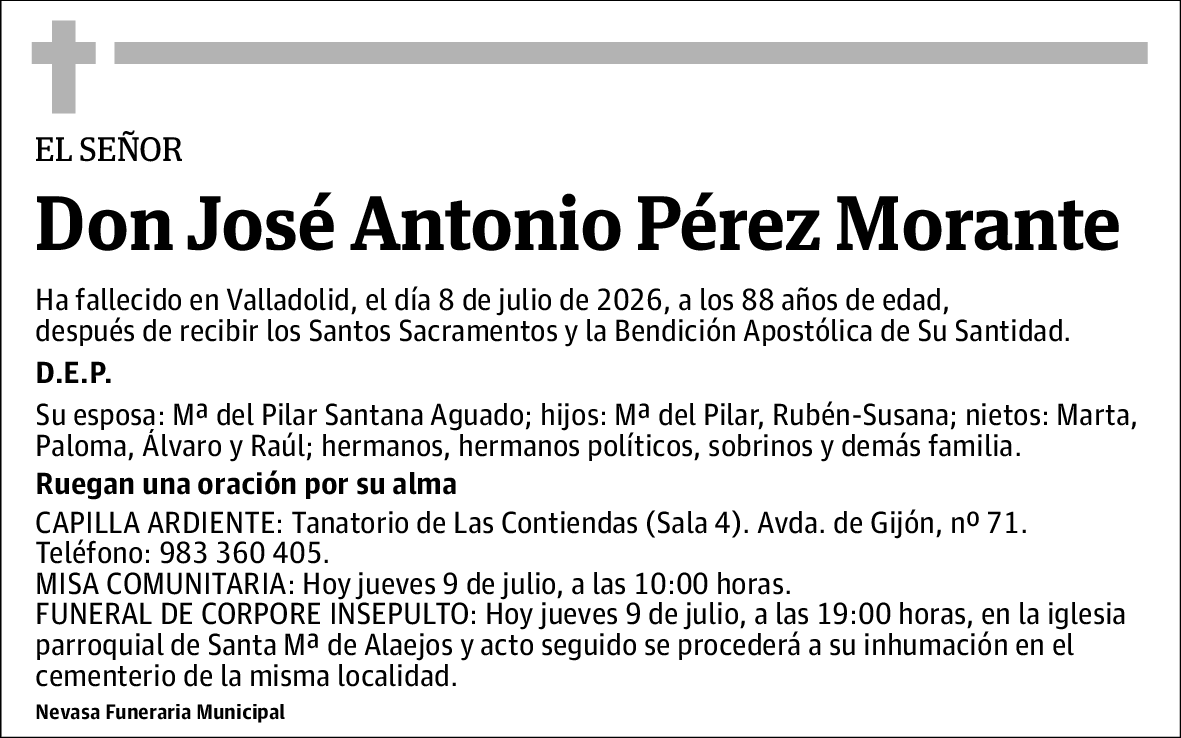 José Antonio Pérez Morante