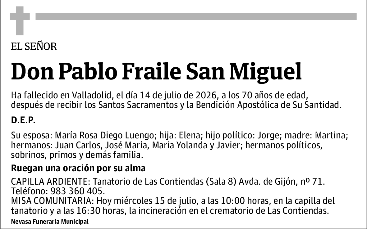 Pablo Fraile San Miguel