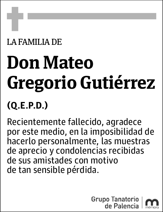 Mateo Gregorio Gutiérrez