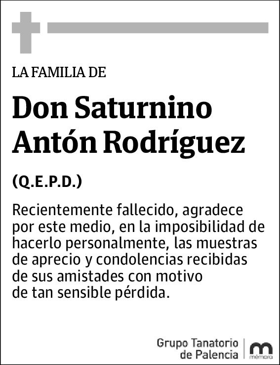 Saturnino Antón Rodríguez