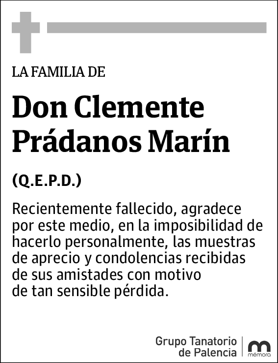 Clemente Prádanos Marín