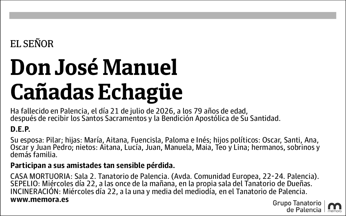José Manuel Cañadas Echagüe