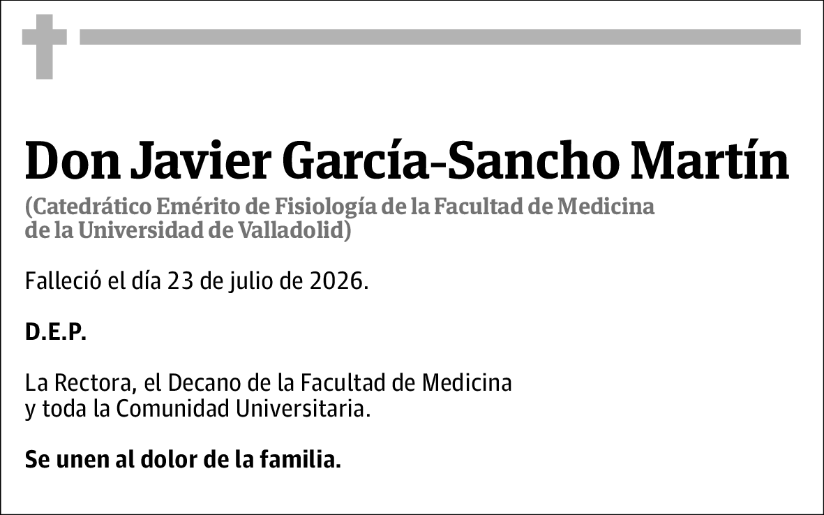 Javier García-sancho Martín