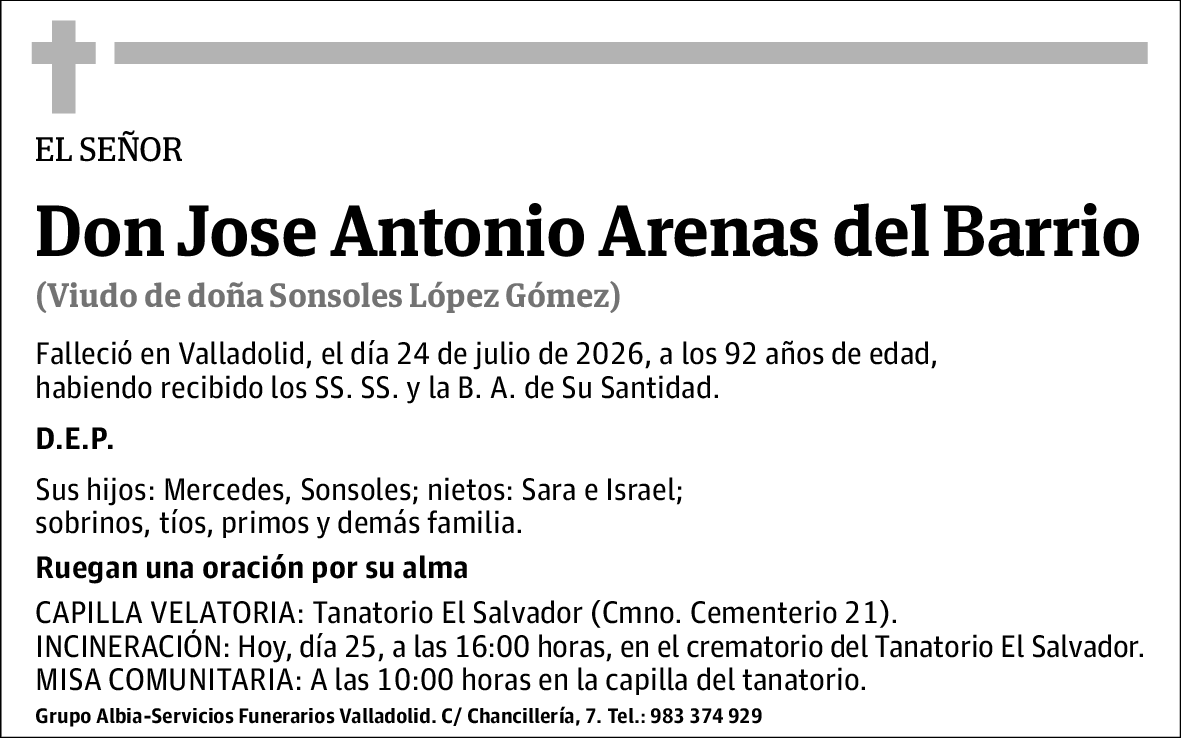 Jose Antonio Arenas del Barrio