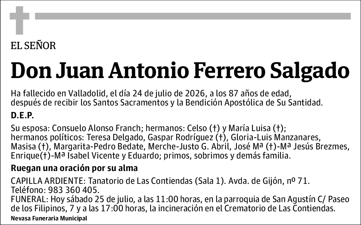 Juan Antonio Ferrero Salgado