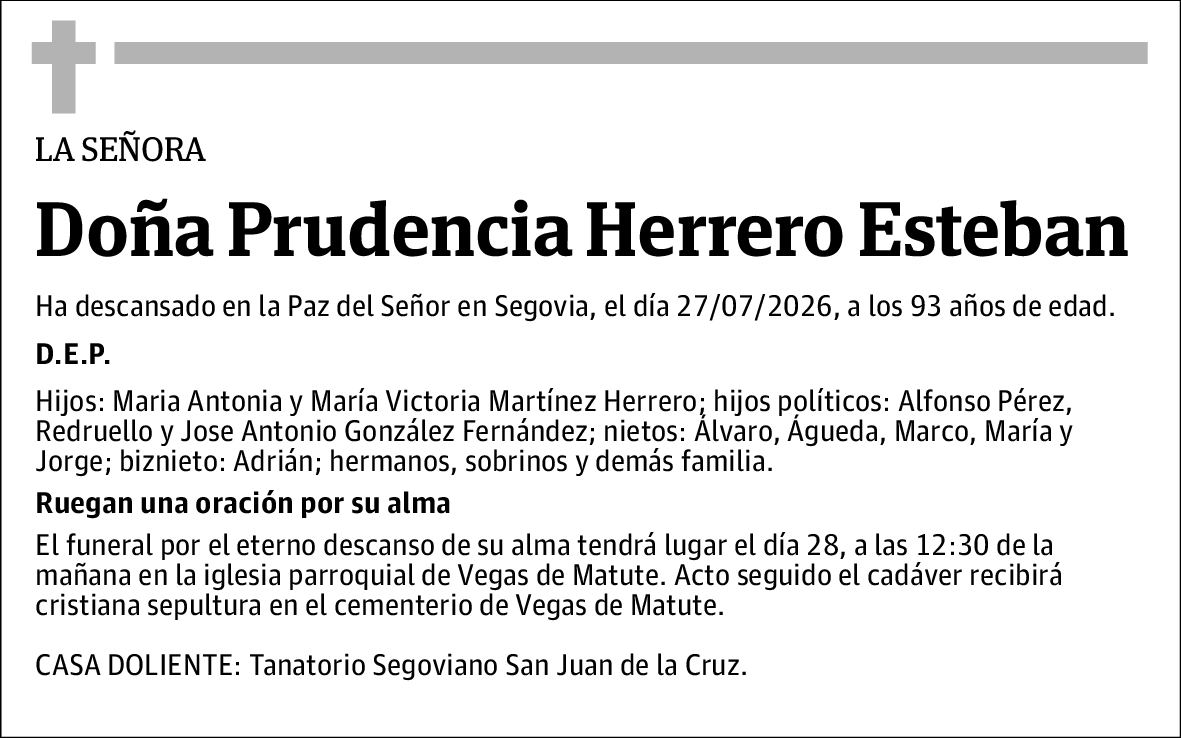 Prudencia Herrero Esteban