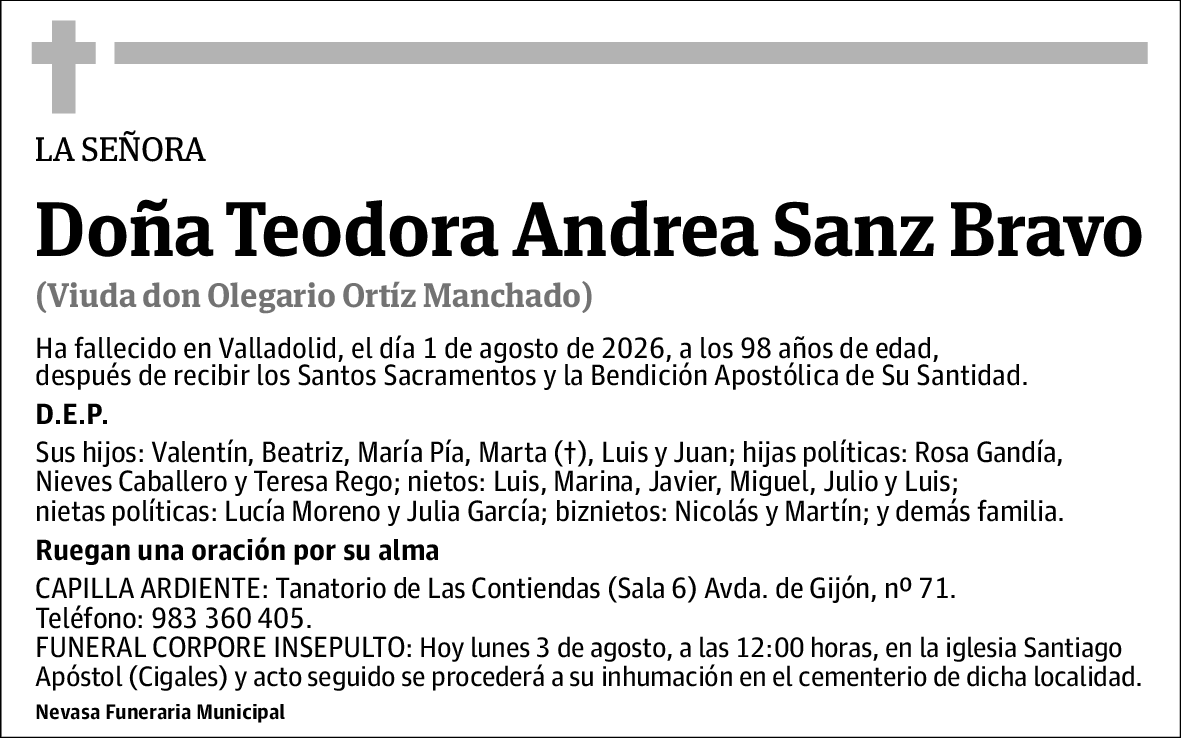 Teodora Andrea Sanz Bravo