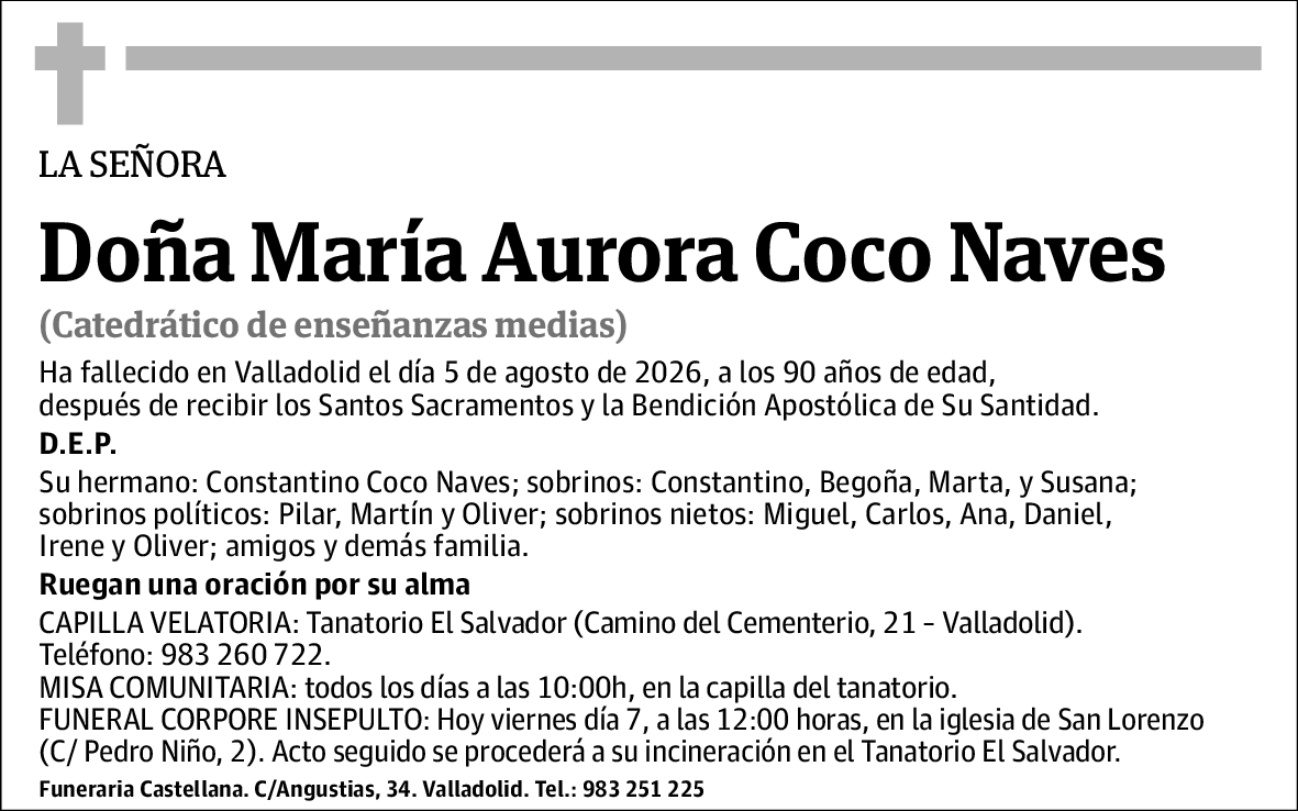 María Aurora Coco Naves