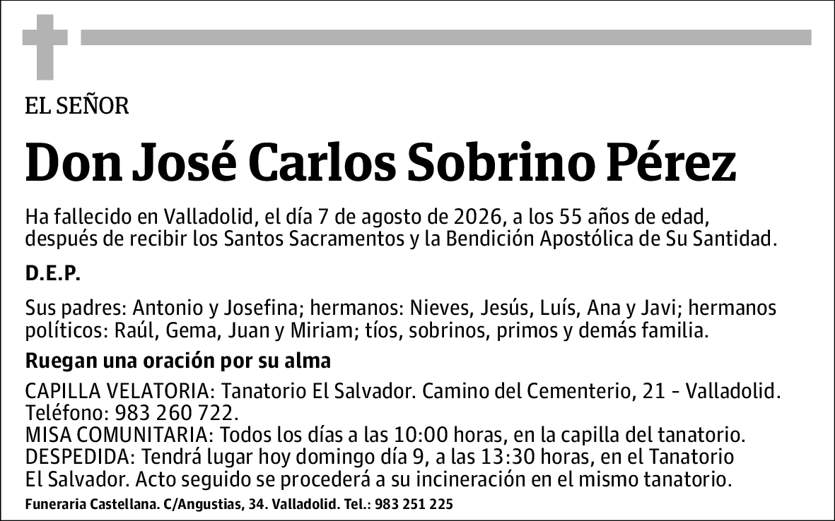 José Carlos Sobrino Pérez