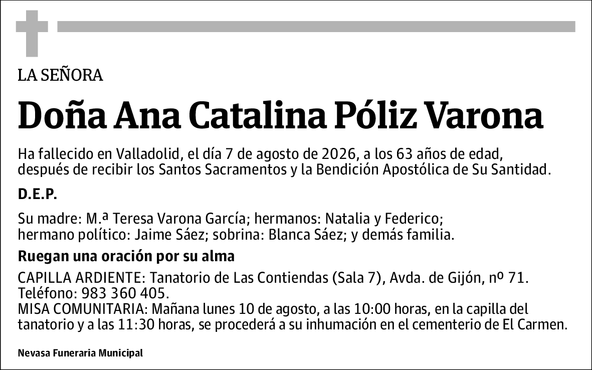 Ana Catalina Póliz Varona