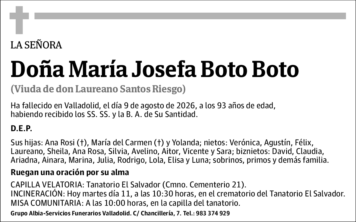 María Josefa Boto Boto