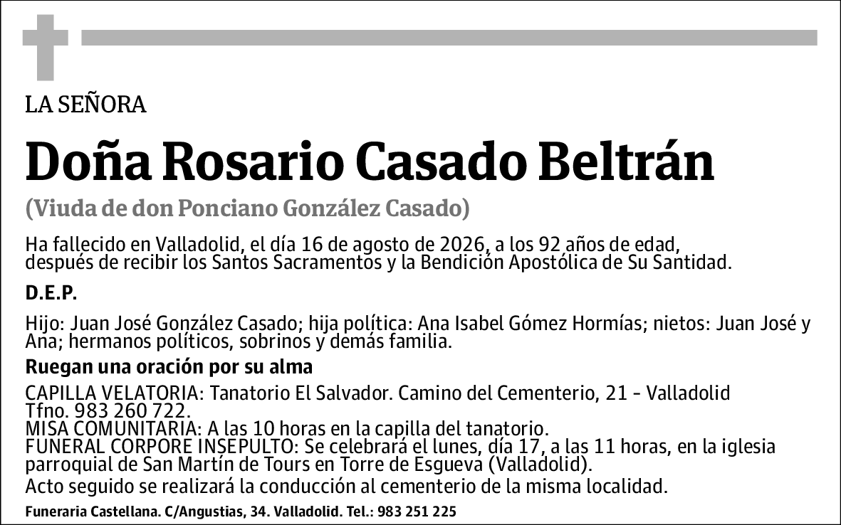 Rosario Casado Beltrán