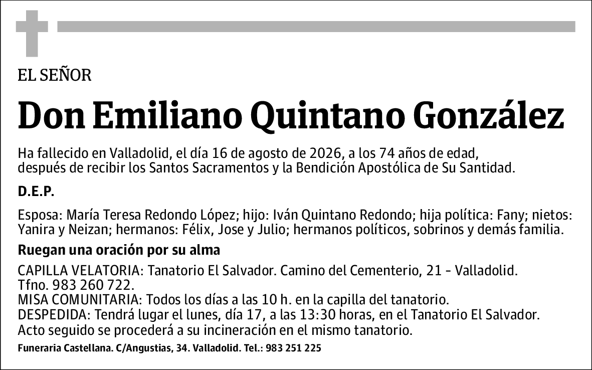 Emiliano Quintano González