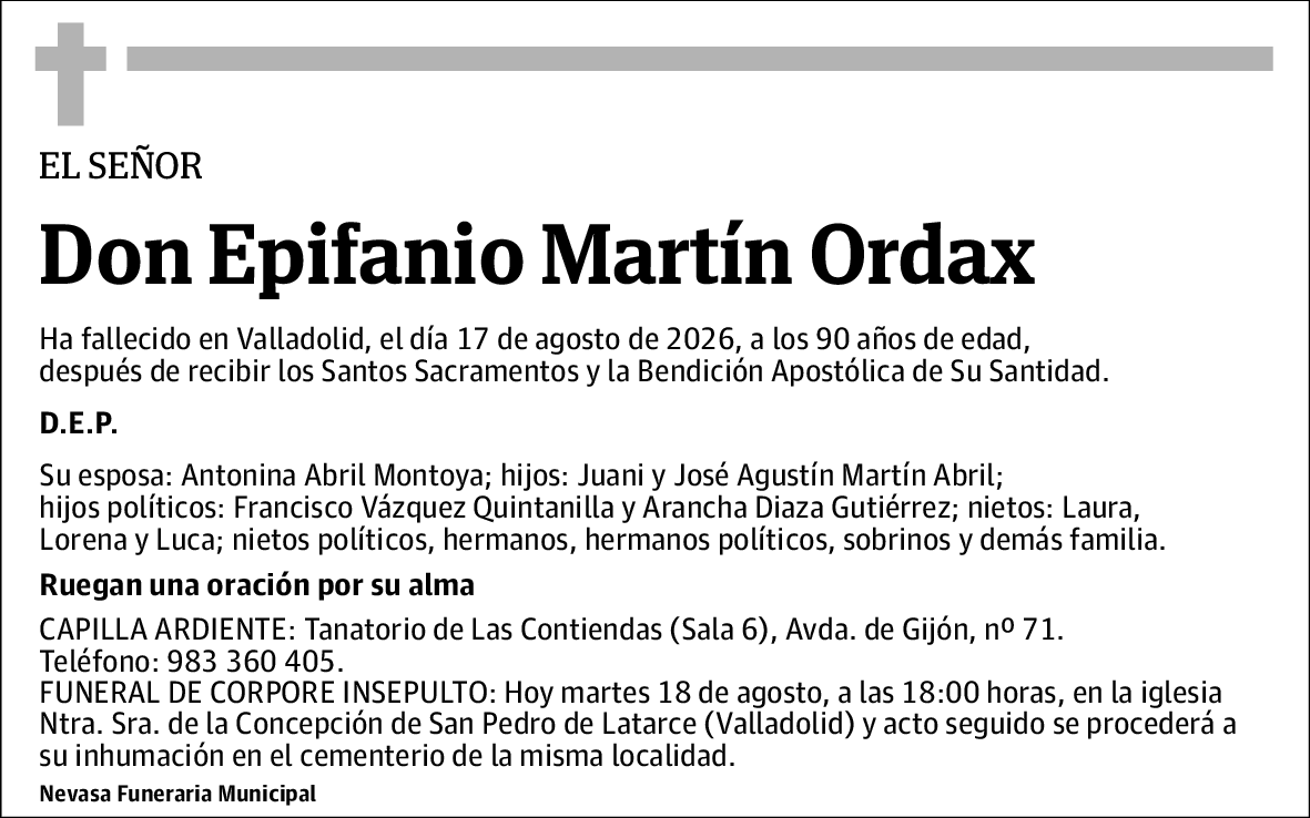 Epifanio Martín Ordax