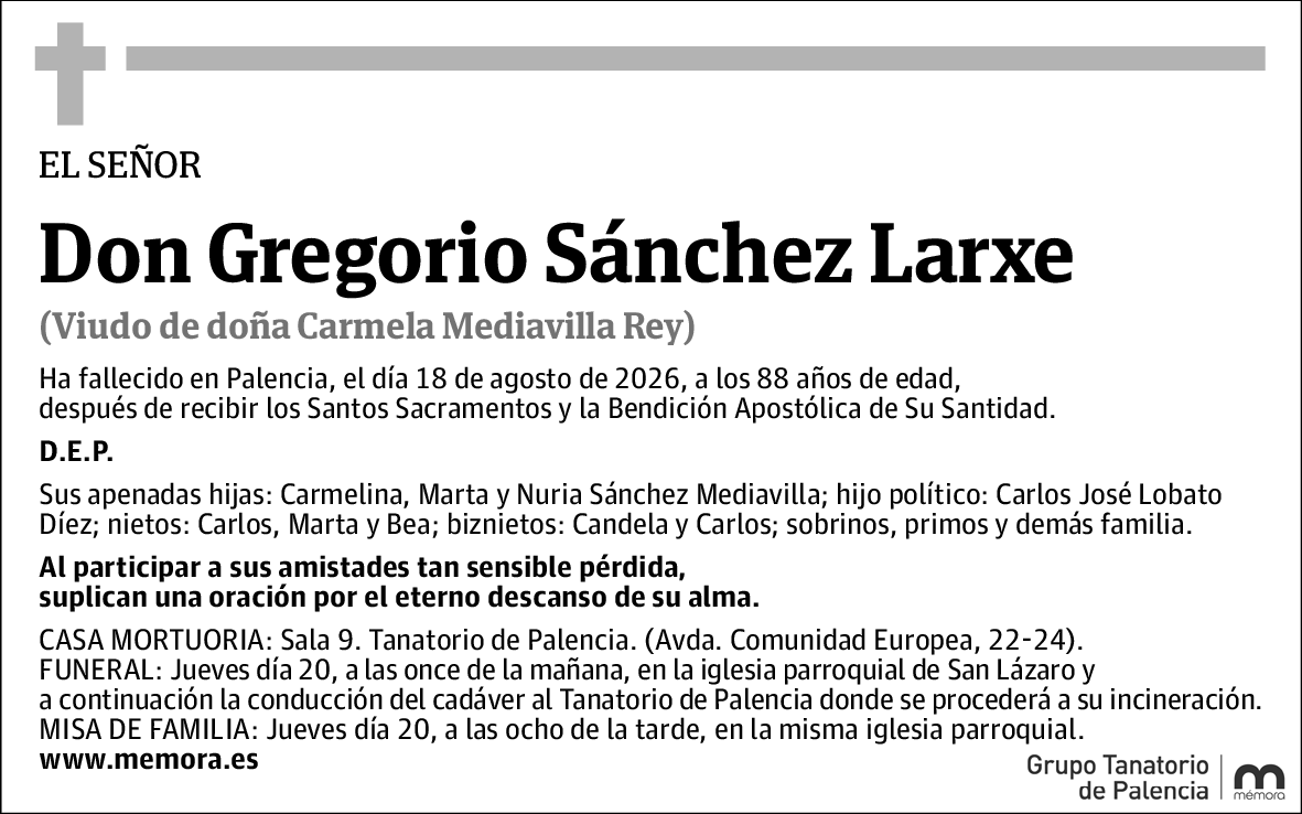 Gregorio Sánchez Larxe