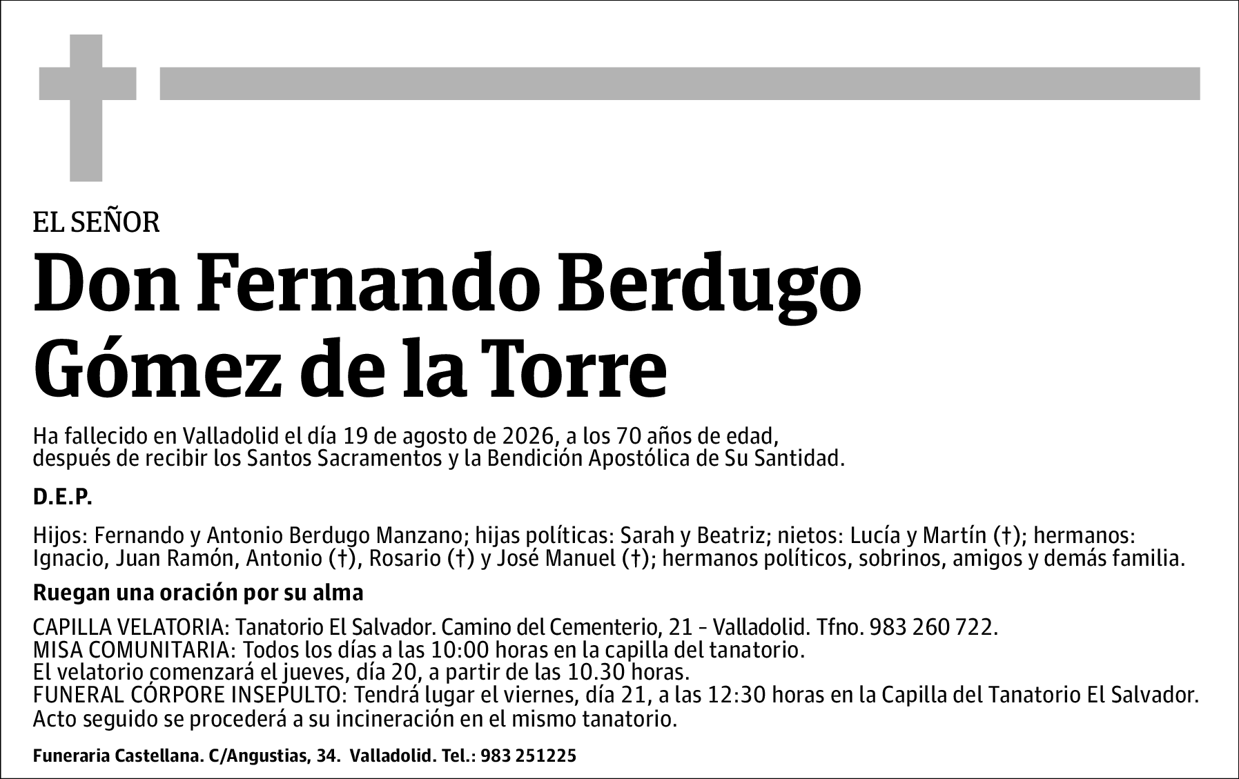 Fernando Berdugo Gómez de la Torre