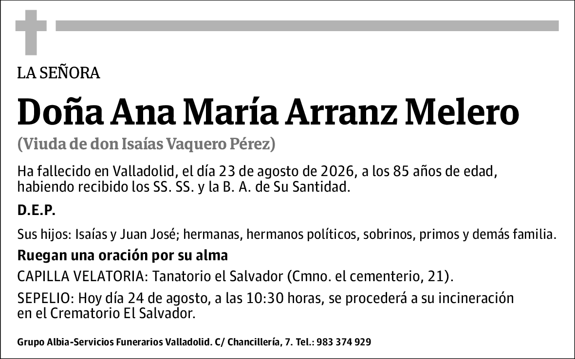 Ana María Arranz Melero