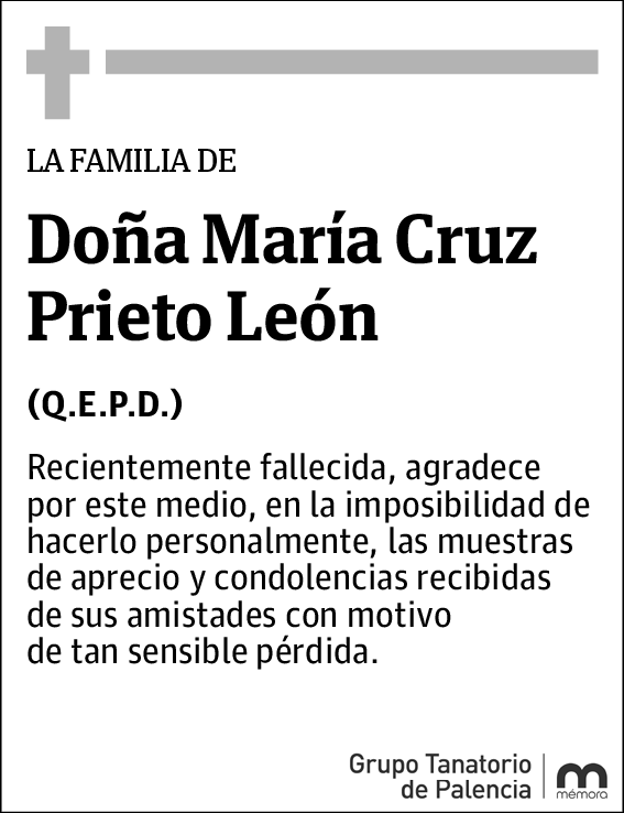 María Cruz Prieto León