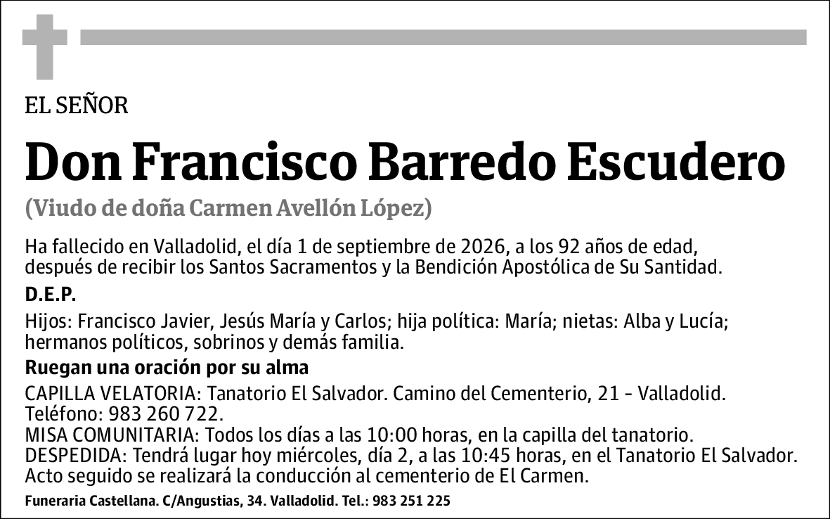 Francisco Barredo Escudero