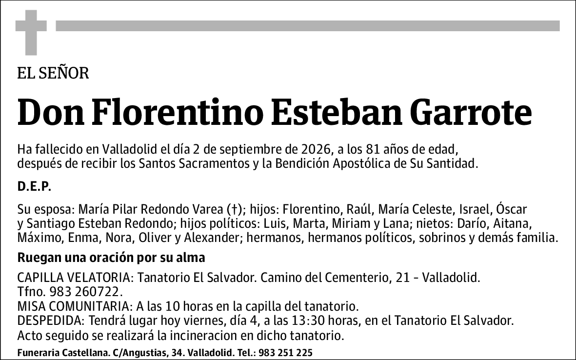 Florentino Esteban Garrote