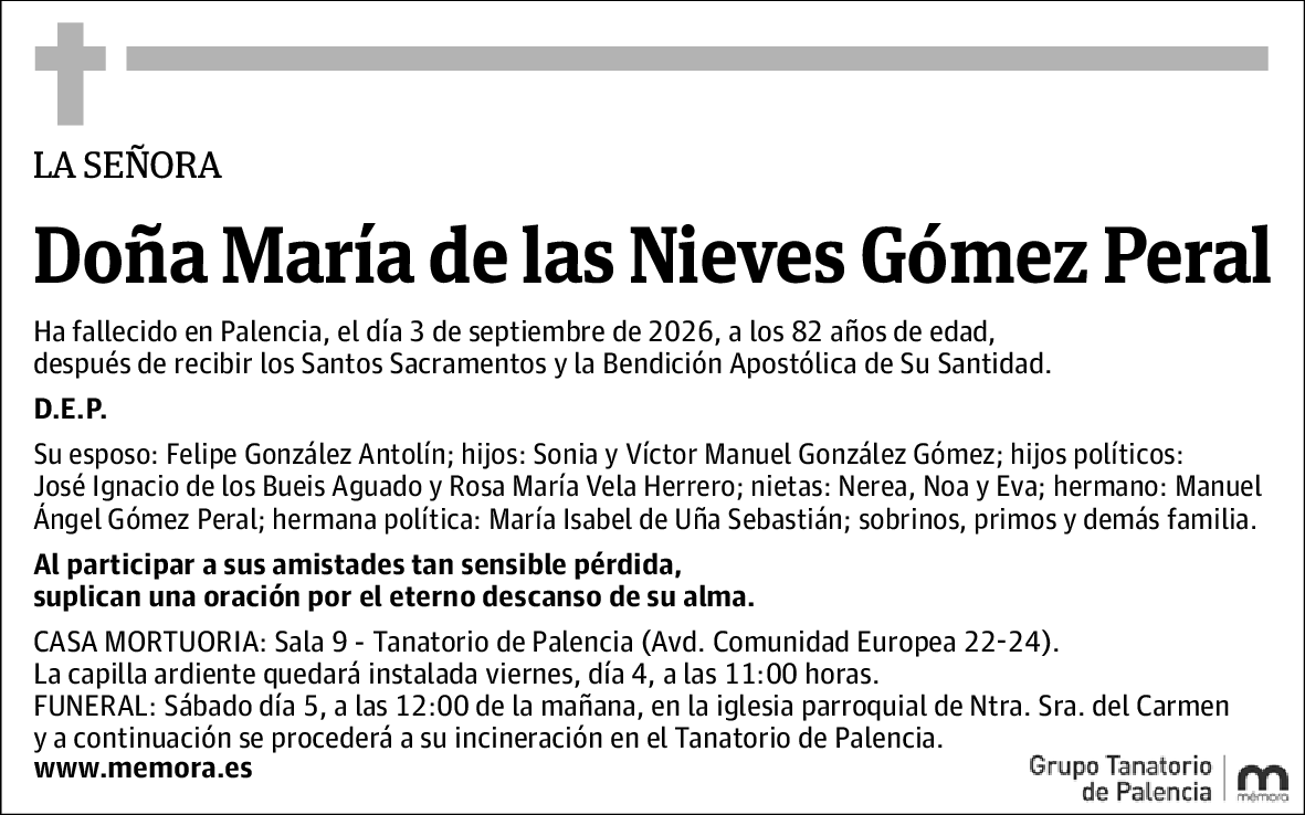 María de las Nieves Gómez Peral