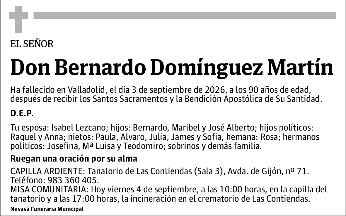 Bernardo Domínguez Martín