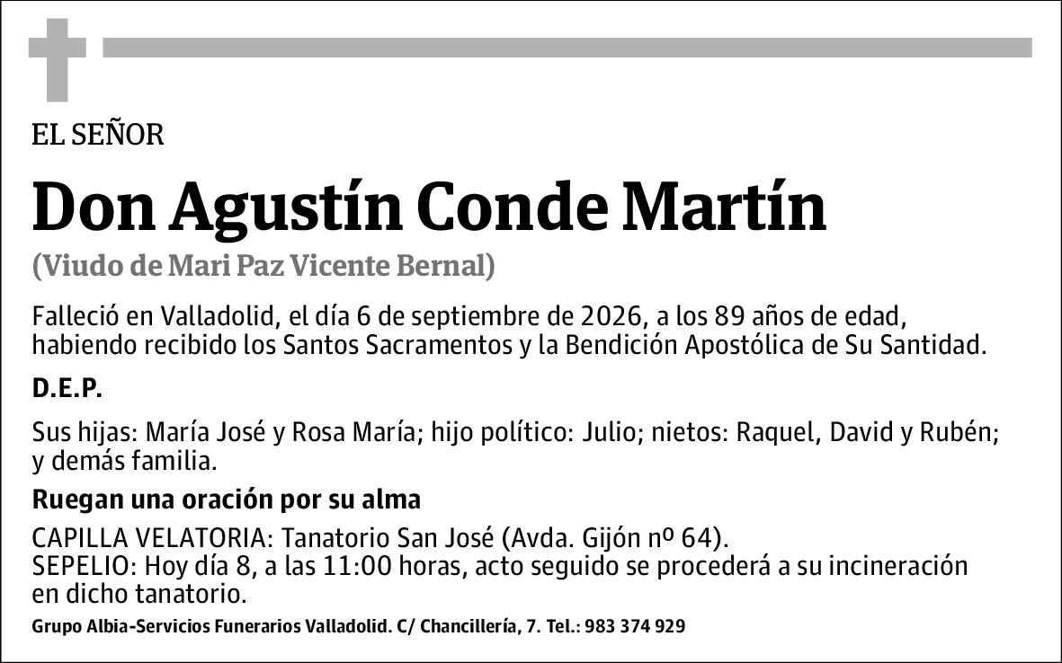 Agustín Conde Martín