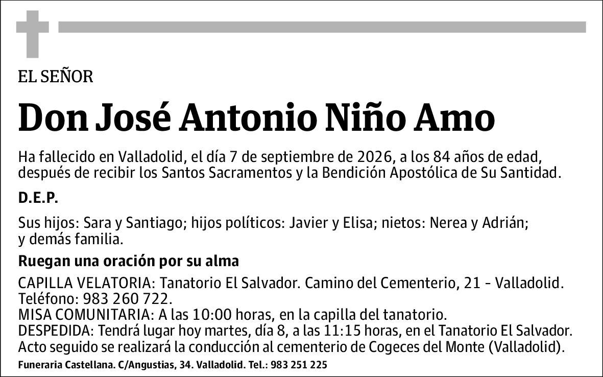 José Antonio Niño Amo