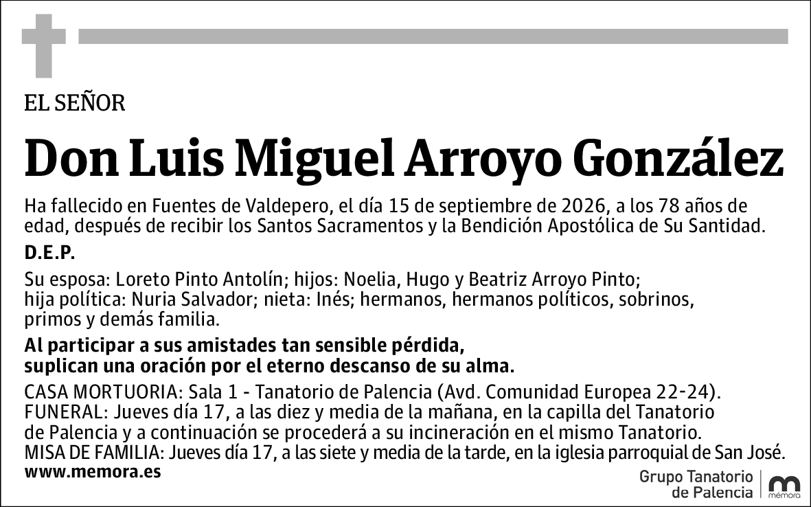 Luis Miguel Arroyo González