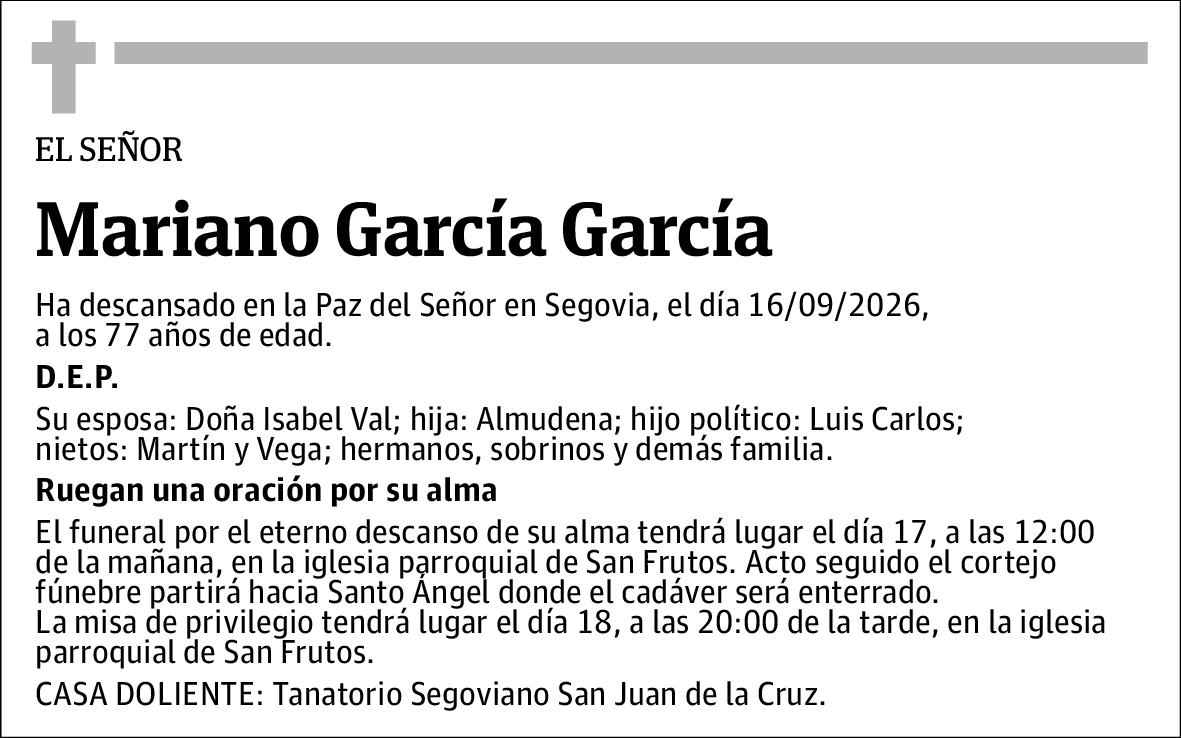 Mariano García García