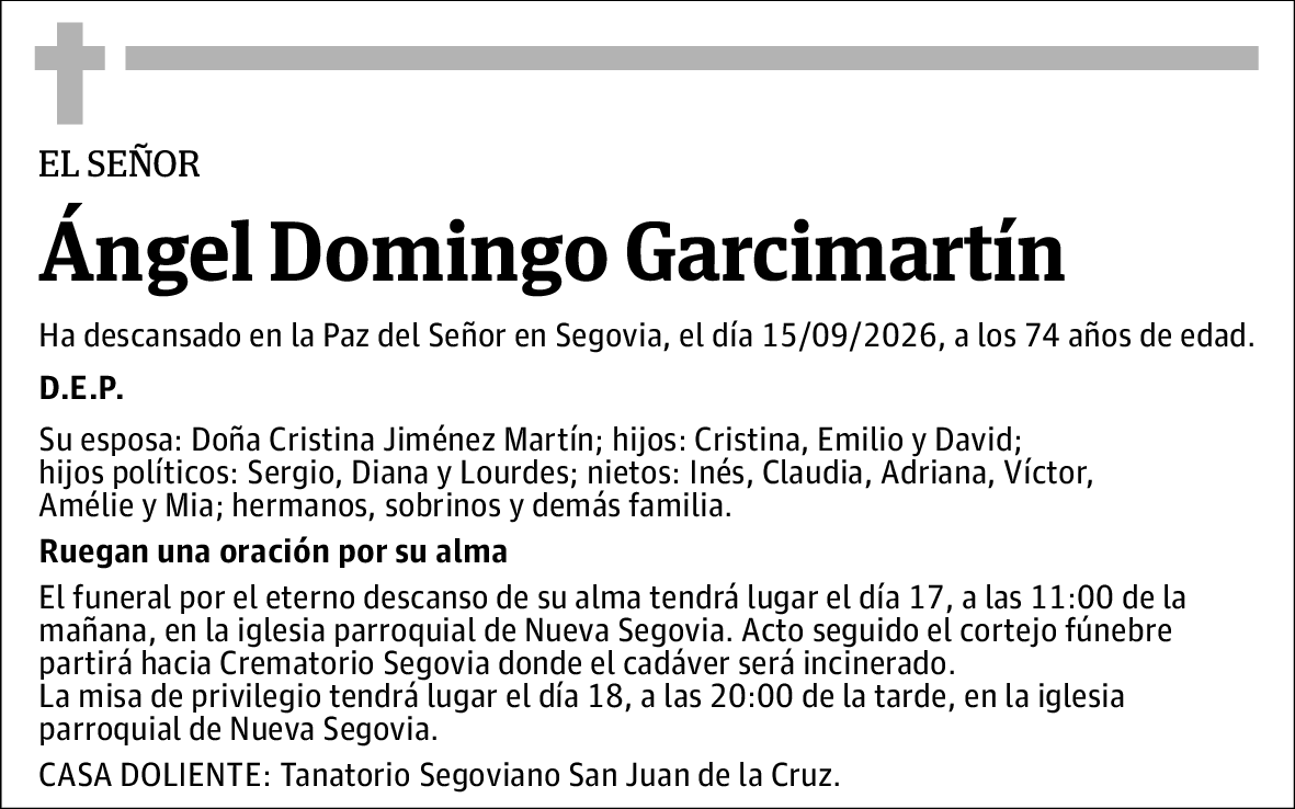 Ángel Domingo Garcimartín