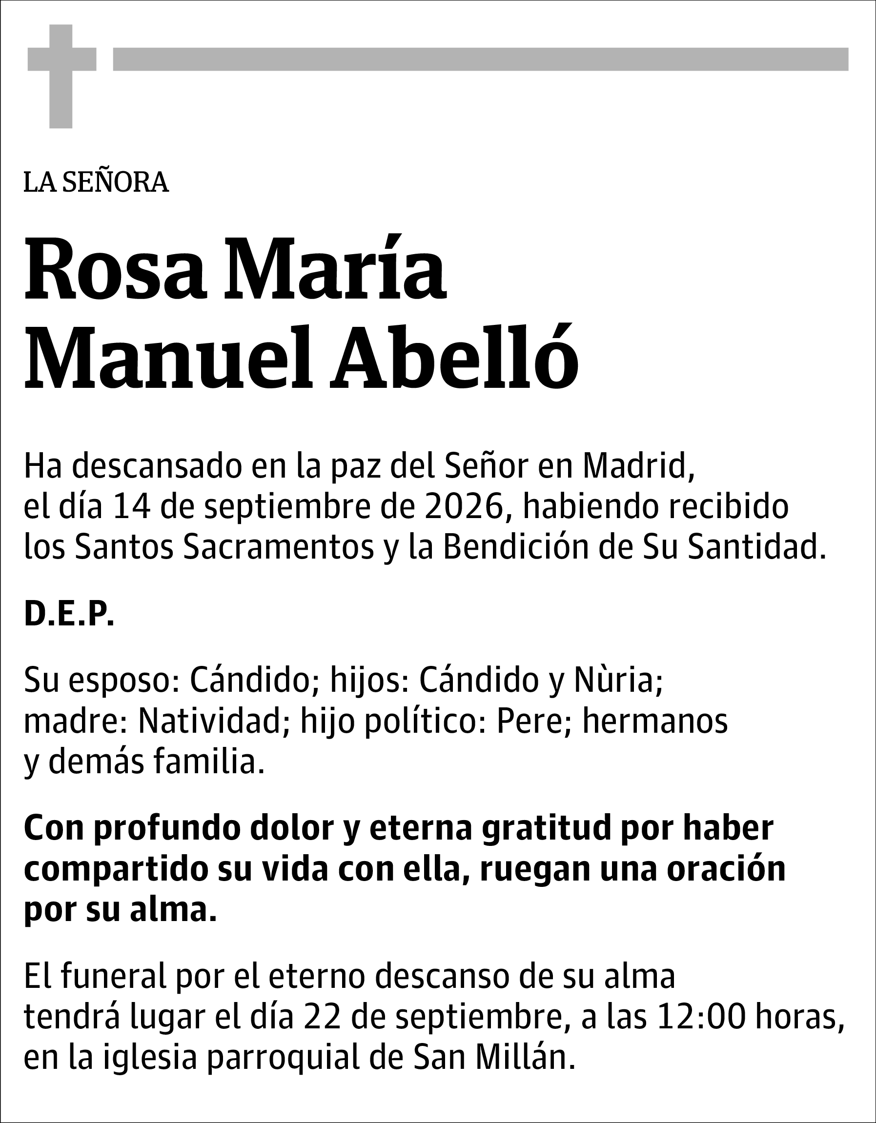 Rosa María Manuel Abelló