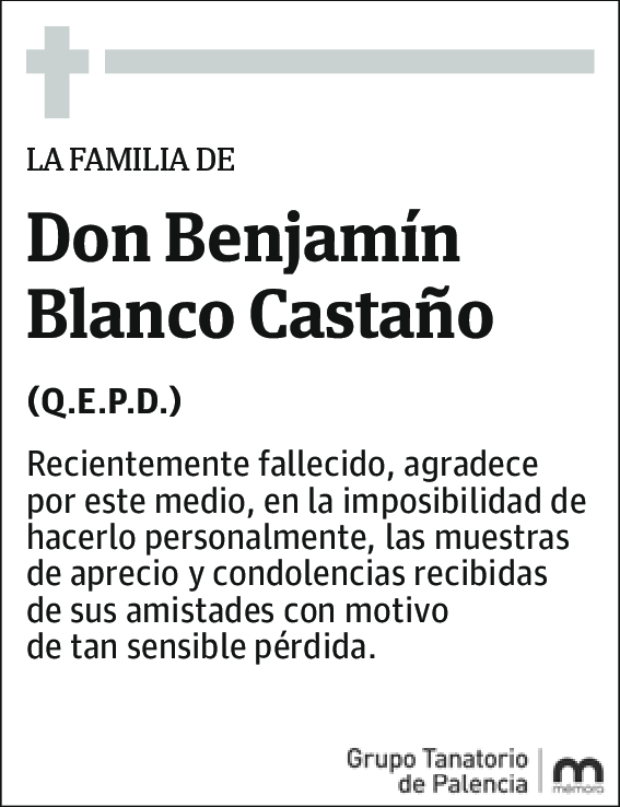 Benjamín Blanco Castaño