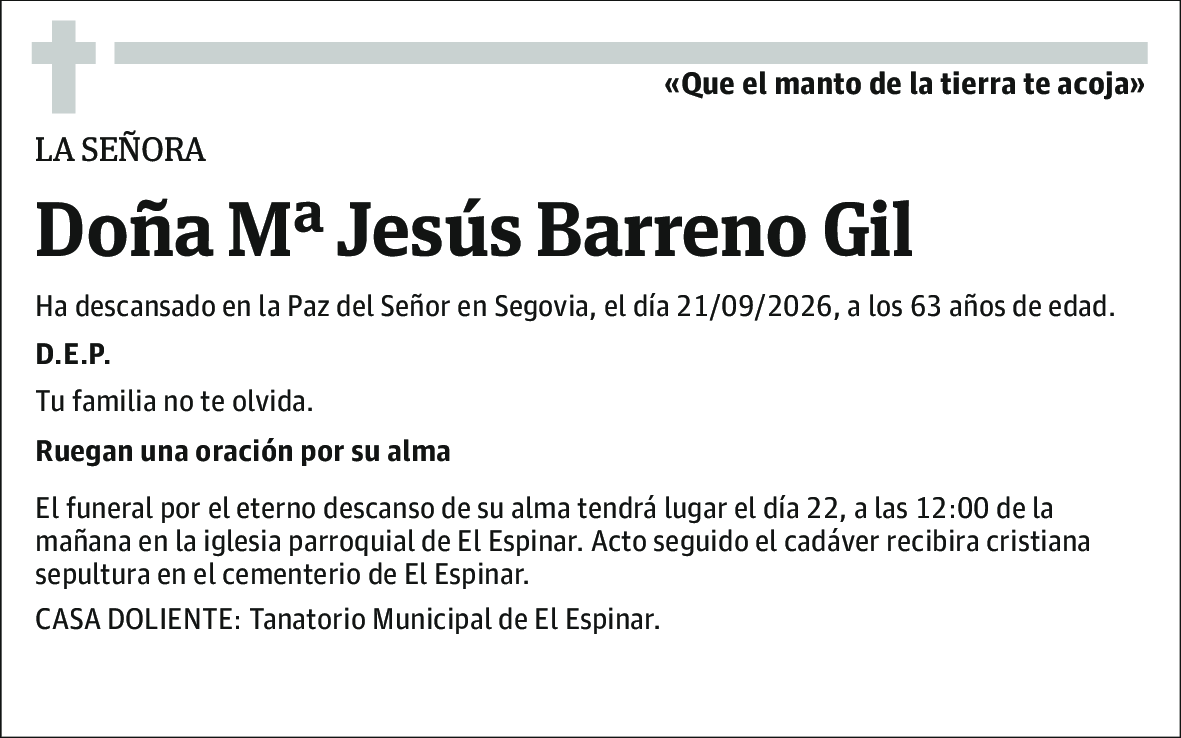 María Jesús Barreno Gil