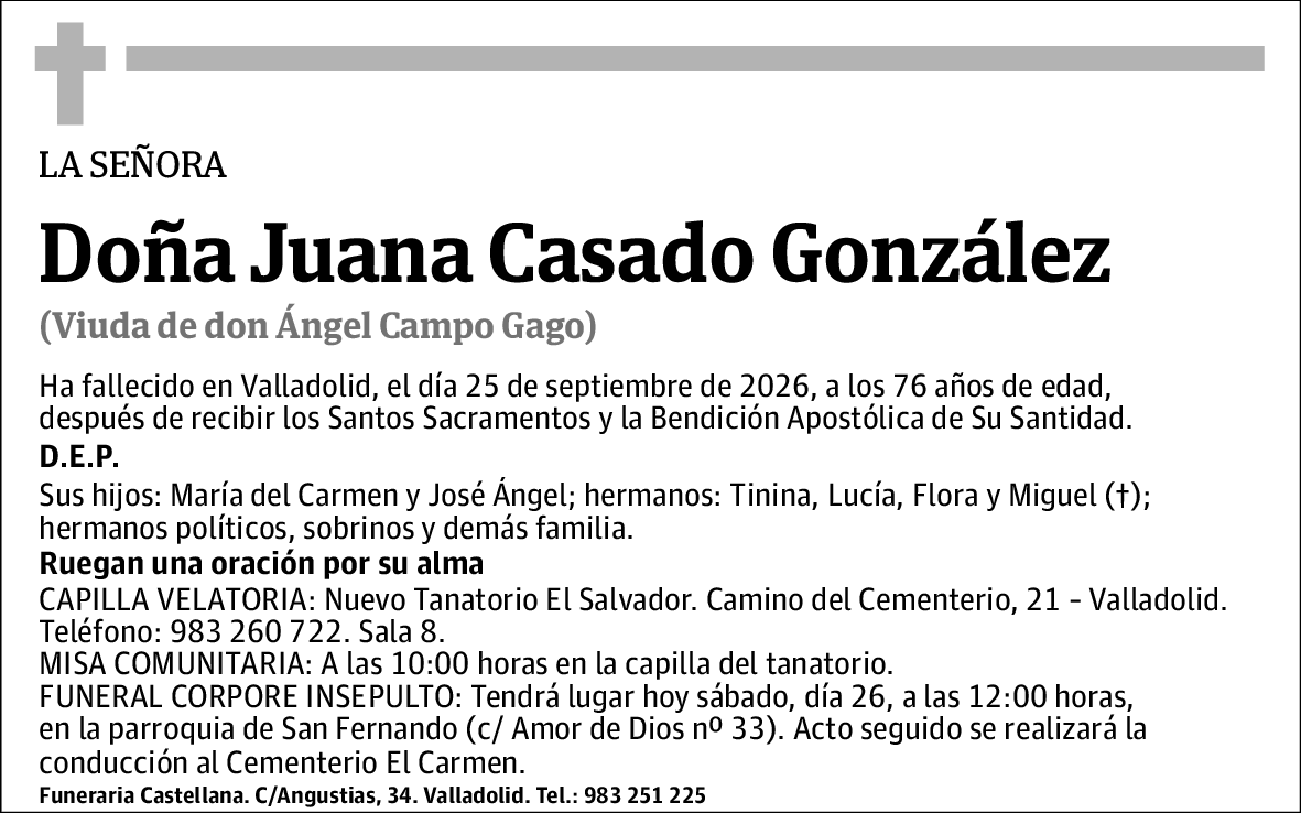 Juana Casado González
